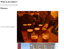 Tablet Screenshot of beerdiary.firedrake.org